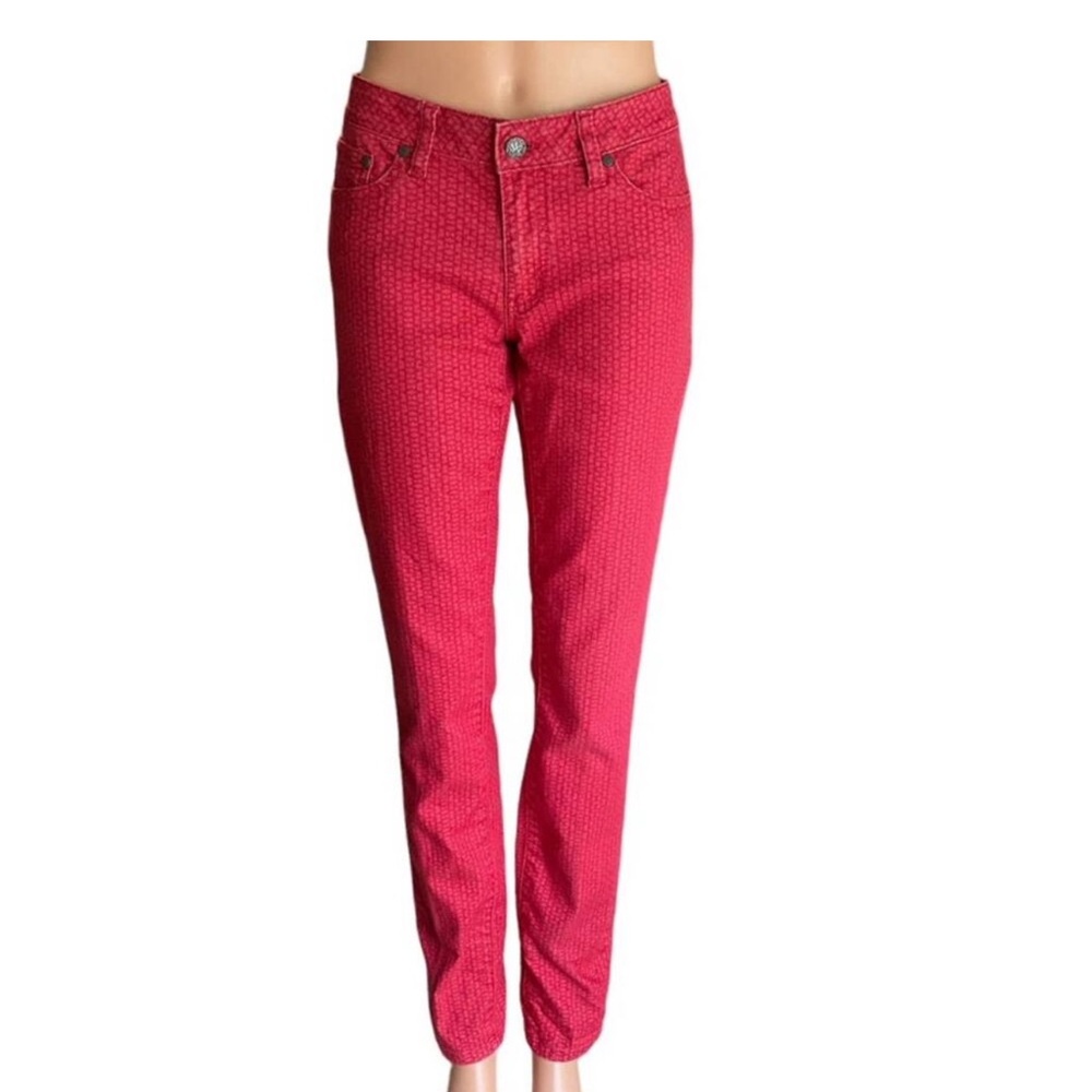PRANA Kara Red Denim Jeans